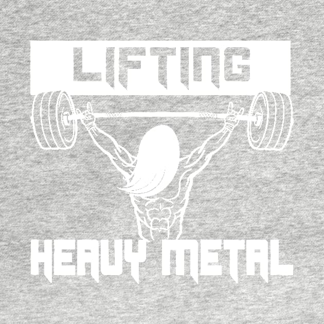 Lifting Heavy Metal for Weightlifting Metal Head by SusanaDesigns